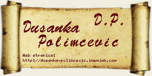Dušanka Polimčević vizit kartica
